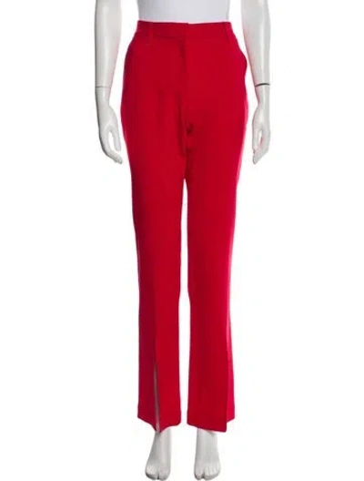 Pre-owned A.l.c Straight Leg Pants W/ Tags In Red