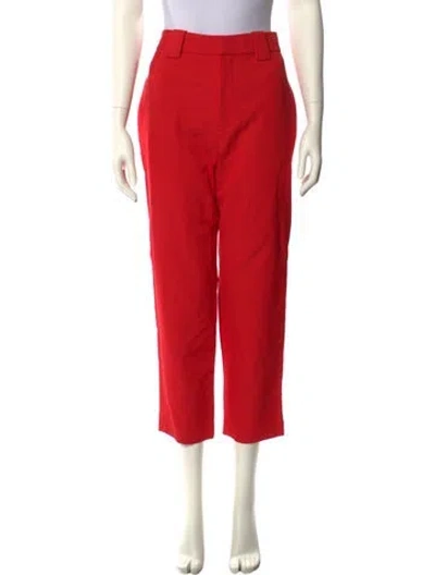 Pre-owned A.l.c Straight Leg Pants W/ Tags In Red