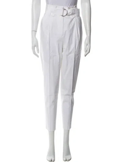 Pre-owned A.l.c Straight Leg Pants In White