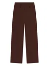 A.l.c Straight-leg Trousers In Brown
