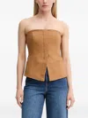 A.l.c A. L.c. Renee Strapless Top In Brown