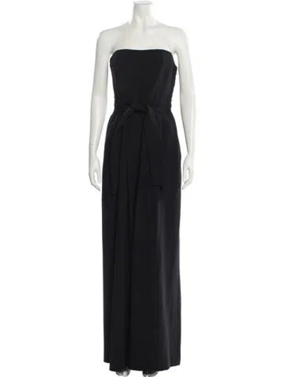 Pre-owned A.l.c Strapless Jumpsuit In Black