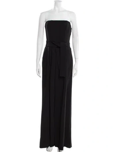 Pre-owned A.l.c Strapless Jumpsuit In Black