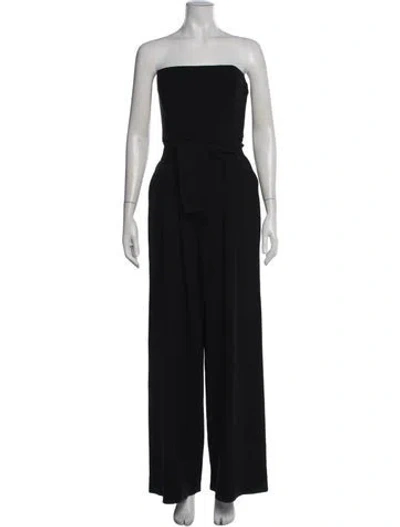 Pre-owned A.l.c Strapless Jumpsuit In Black