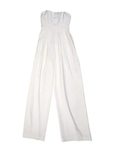 Pre-owned A.l.c Strapless Jumpsuit In Neutral