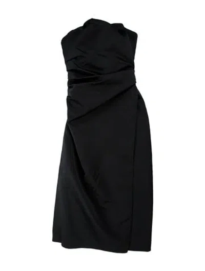 Pre-owned A.l.c Strapless Knee-length Dress W/ Tags In Black