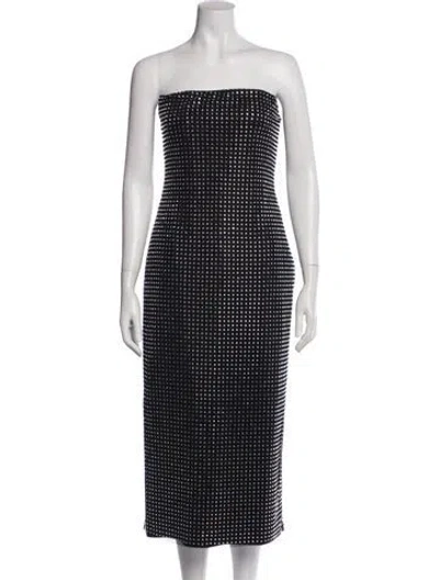 Pre-owned A.l.c Strapless Midi Length Dress W/ Tags In Multi