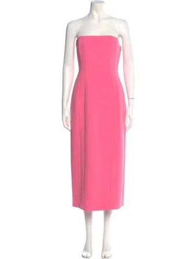 Pre-owned A.l.c Strapless Midi Length Dress W/ Tags In Pink