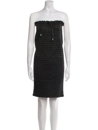 Pre-owned A.l.c Strapless Mini Dress W/ Tags In Black
