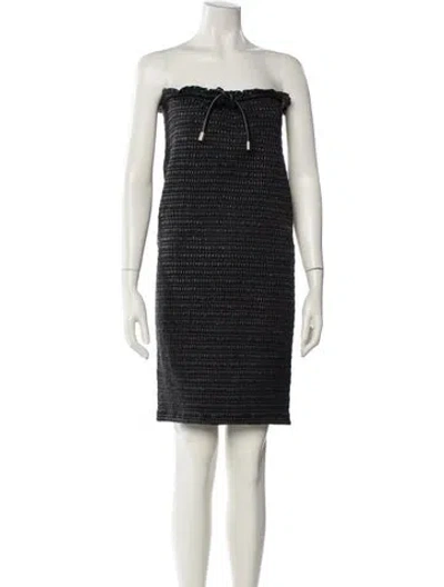 Pre-owned A.l.c Strapless Mini Dress W/ Tags In Black