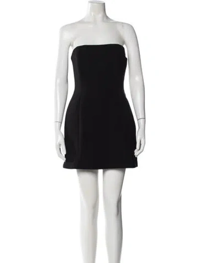 Pre-owned A.l.c Strapless Mini Dress W/ Tags In Black