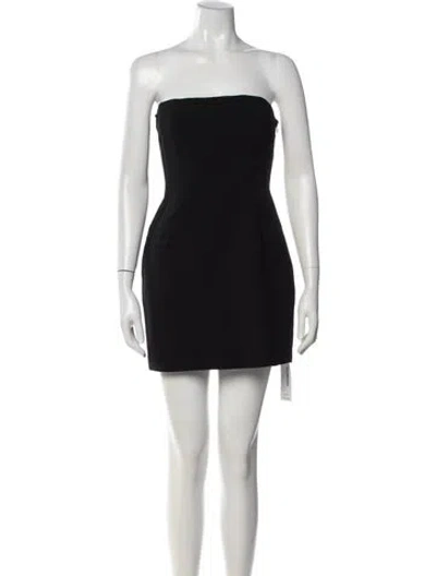 Pre-owned A.l.c Strapless Mini Dress W/ Tags In Black