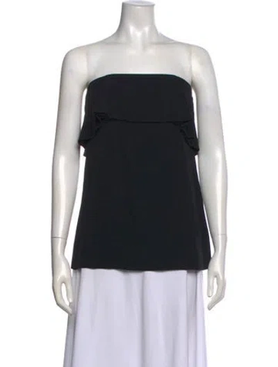 Pre-owned A.l.c Strapless Top W/ Tags In Black