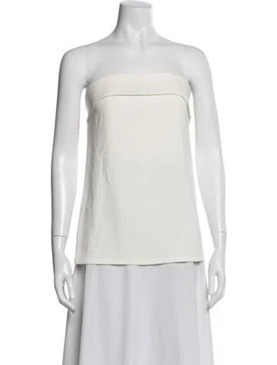 Pre-owned A.l.c Strapless Top W/ Tags In Neutral