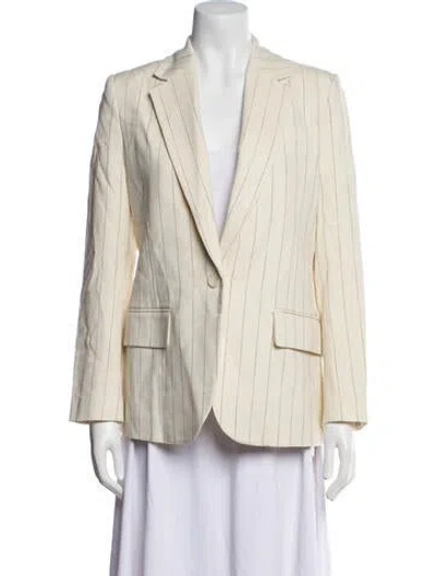 Pre-owned A.l.c Striped Blazer In Neutral