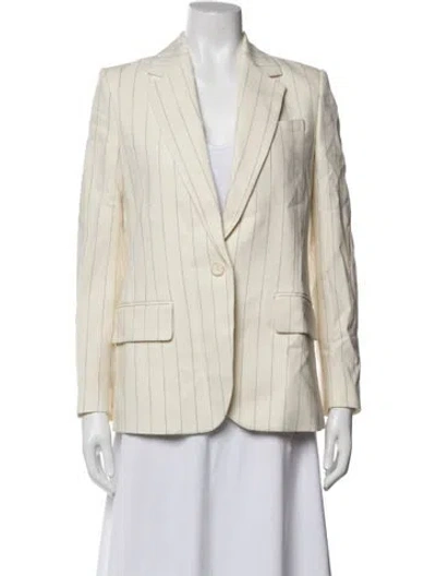 Pre-owned A.l.c Striped Blazer W/ Tags In Neutrals
