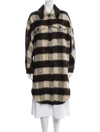 Pre-owned A.l.c Striped Jacket In Neutral