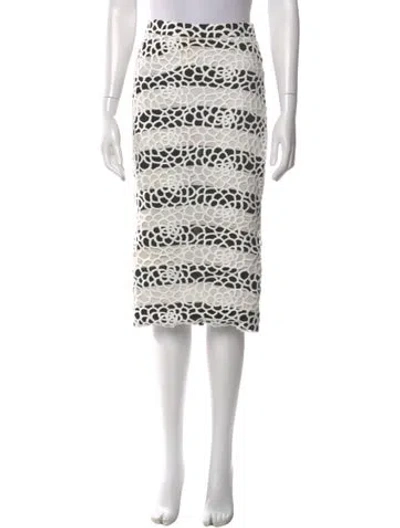 Pre-owned A.l.c Striped Knee-length Skirt