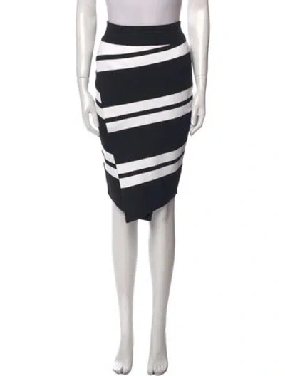Pre-owned A.l.c Striped Knee-length Skirt In Multi