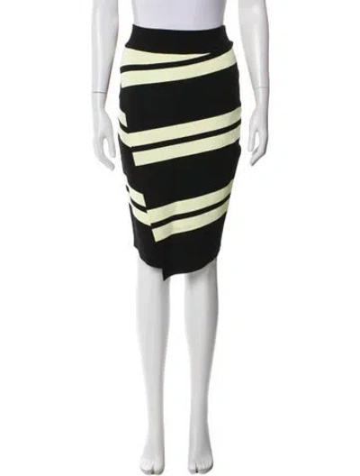 Pre-owned A.l.c Striped Knee-length Skirt In Multi