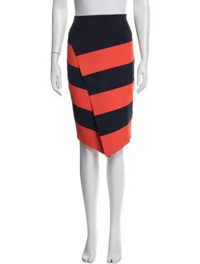 Pre-owned A.l.c Striped Knee-length Skirt In Multi