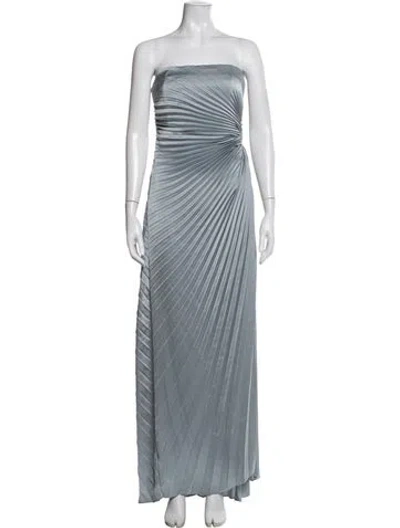 Pre-owned A.l.c Striped Long Dress W/ Tags In Blue