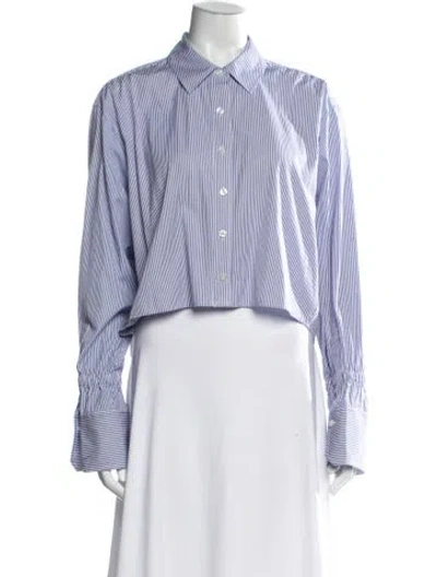 Pre-owned A.l.c Striped Long Sleeve Top W/ Tags In Multi