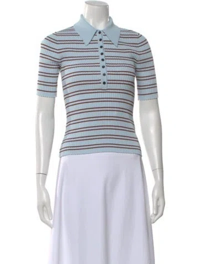 Pre-owned A.l.c Striped Sweater In Multi