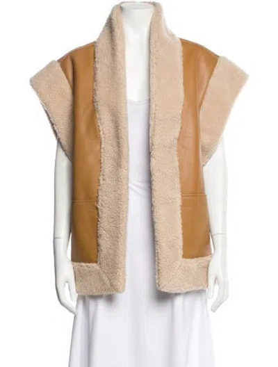 Pre-owned A.l.c Striped Vest In Neutral