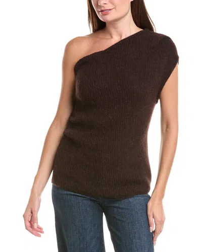 A.l.c . Sue Alpaca & Wool-blend Top In Brown