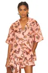 A.l.c Sullivan Top In Sandstone Multi In Multi