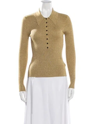 Pre-owned A.l.c Sweater In Gold