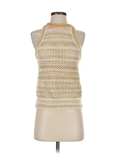 Pre-owned A.l.c Sweater Vest In Tan