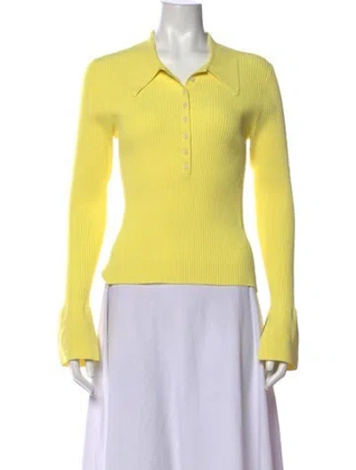 Pre-owned A.l.c Sweater In Yellow
