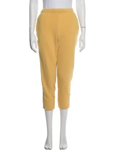 Pre-owned A.l.c Sweatpants In Yellow