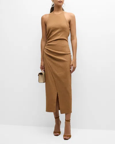 A.l.c Sylvie Halter Midi Dress In Acacia