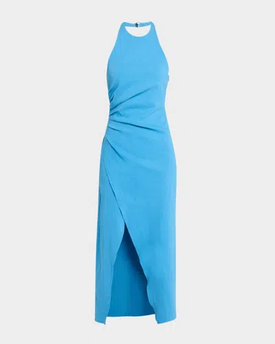 A.l.c Sylvie Halter Midi Dress In Blue