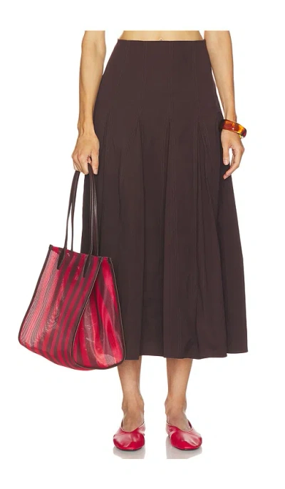 A.l.c Tali Skirt In Brown