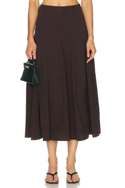 A.l.c Tali Skirt In Brown