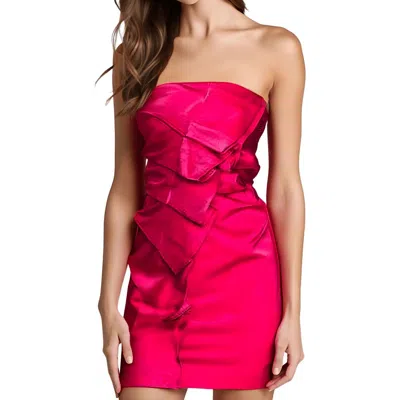 A.l.c Talita Womens Ruffled Satin Cocktail And Party Dress In Pink