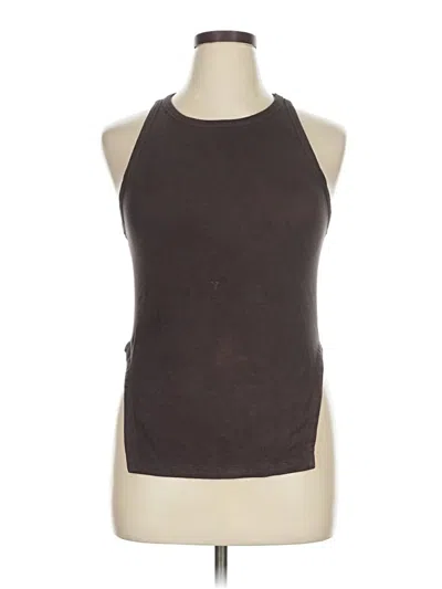 Pre-owned A.l.c Tank Top Brown Halter Neckline Tops