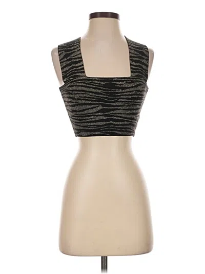 Pre-owned A.l.c Tank Top Brown Strapless Neckline Tops