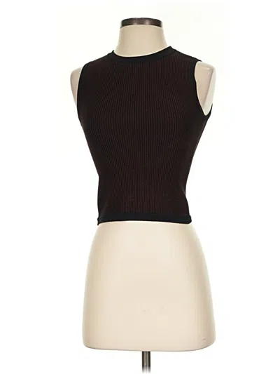 Pre-owned A.l.c Tank Top Burgundy Turtleneck Tops