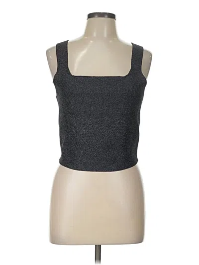 Pre-owned A.l.c Tank Top Gray Square Neckline Tops