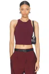 A.l.c Bailey Tank Top In Mulberry