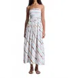 A.l.c Tara Midi Dress In Mint In White