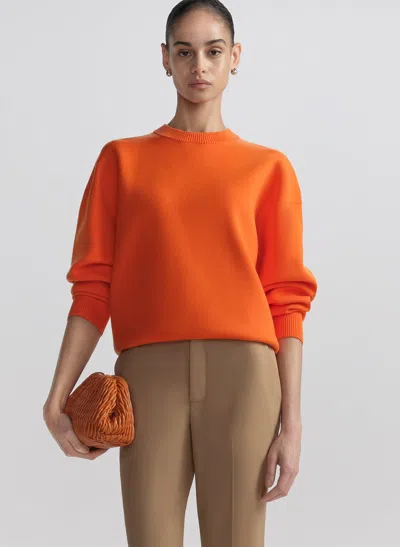 A.l.c Teddy Crew Neck Sweater In Red