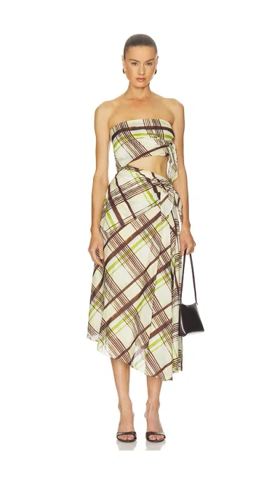 A.l.c Tessa Dress In Animal Print