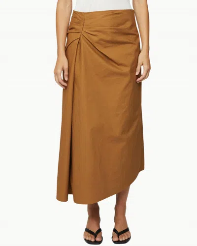 A.l.c Tessa Midi Skirt In Copper In Brown
