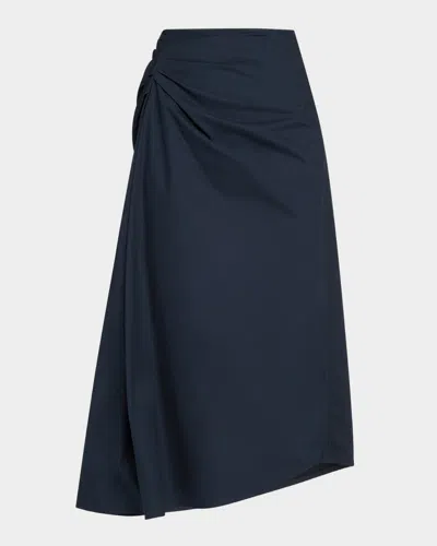 A.L.C TESSA RUCHED MIDI SKIRT